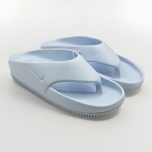 Nike Calm Women's Flip-flop Sandals Blue Tint Size 8 NWB FD4115-400